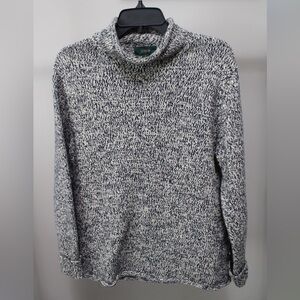 J. Crew heritage marled cotton rollneck sweater